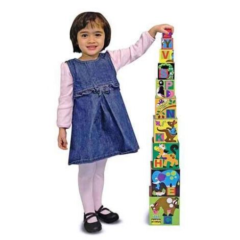 Piramida Alfabet Melissa and Doug - poza 3