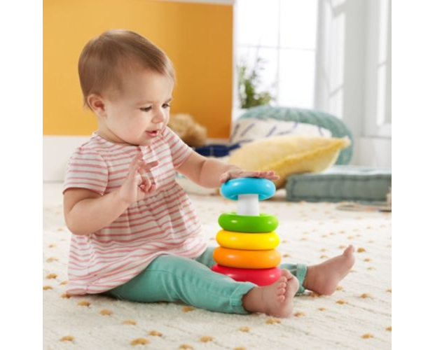 Piramida cu 5 inele Fisher Price Rock A Stack - poza 2