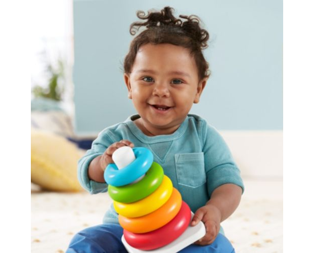 Piramida cu 5 inele Fisher Price Rock A Stack - poza 3