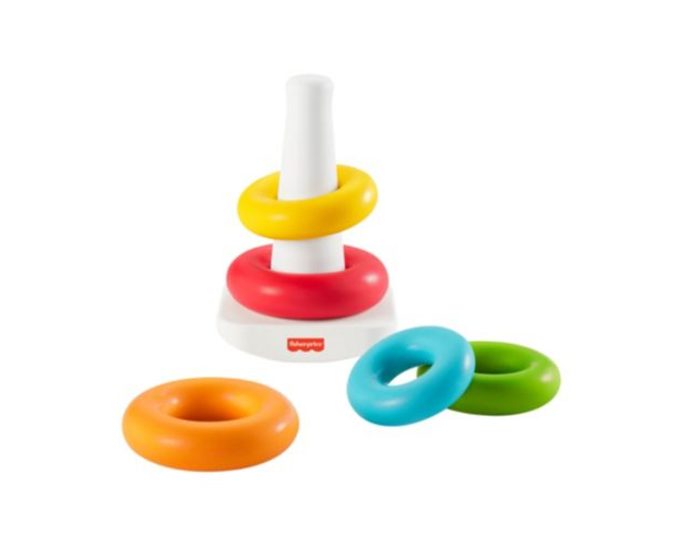 Piramida cu 5 inele Fisher Price Rock A Stack - poza 5