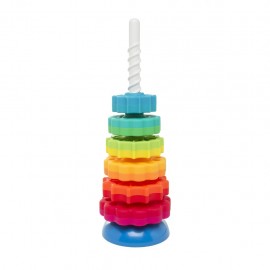 Piramida cu rotite pentru bebelusi - Fat Brain Toys