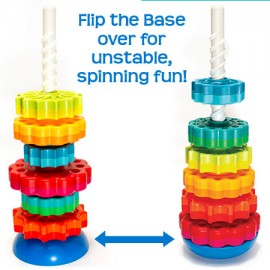 Piramida cu rotite pentru bebelusi - Fat Brain Toys - poza 2
