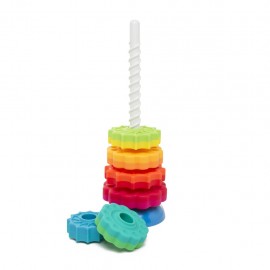 Piramida cu rotite pentru bebelusi - Fat Brain Toys - poza 5