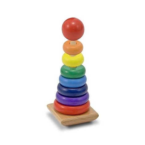 Piramida Curcubeu Melissa and Doug 0576 - poza 2