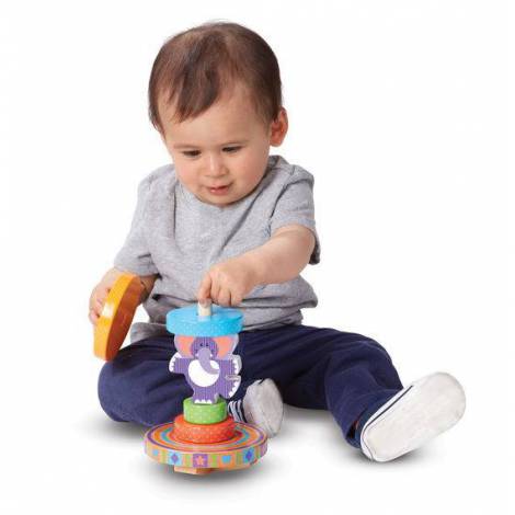 Piramida de stivuit Elefantel Melissa & Doug - poza 3