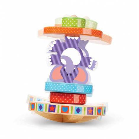 Piramida de stivuit Elefantel Melissa & Doug - poza 5
