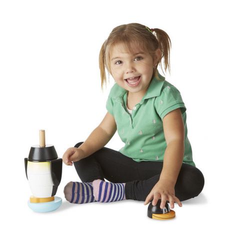 Piramida pentru motricitate Pinguin - Melissa and Doug - poza 3