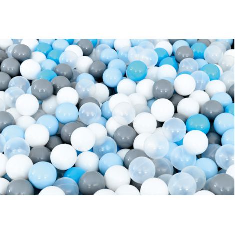 Piscina bile gri-bleu 2 x 2 m inaltime 60 cm - poza 4