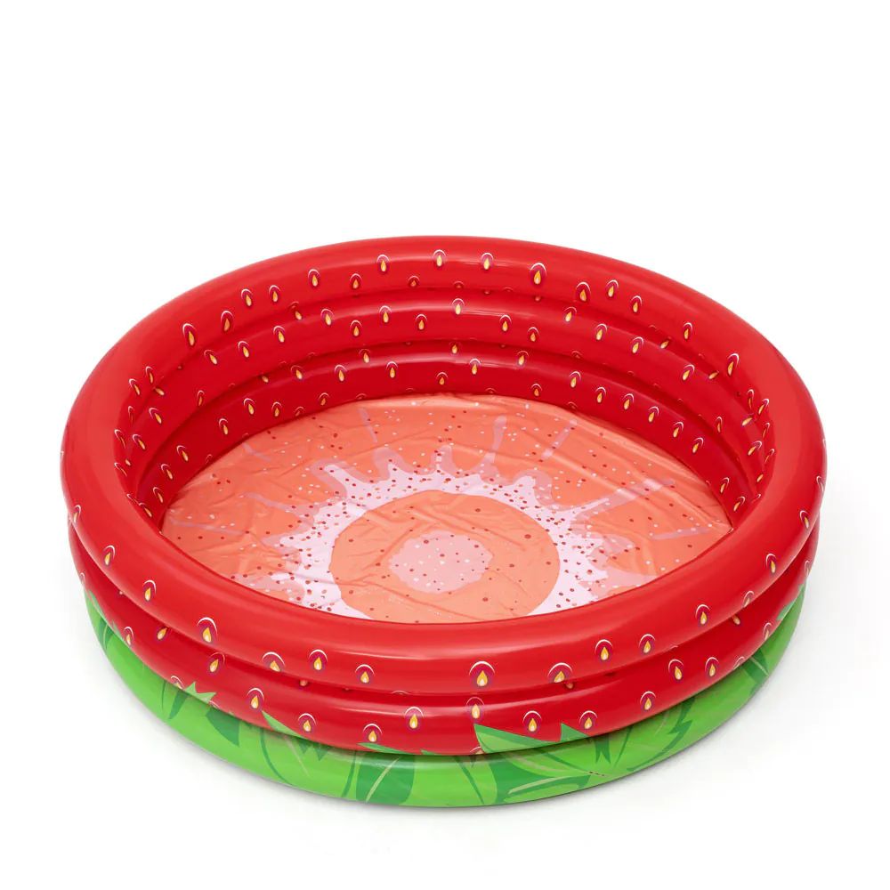Piscina cu 3 inele Bestway Capsuna 160x38 cm - poza 1