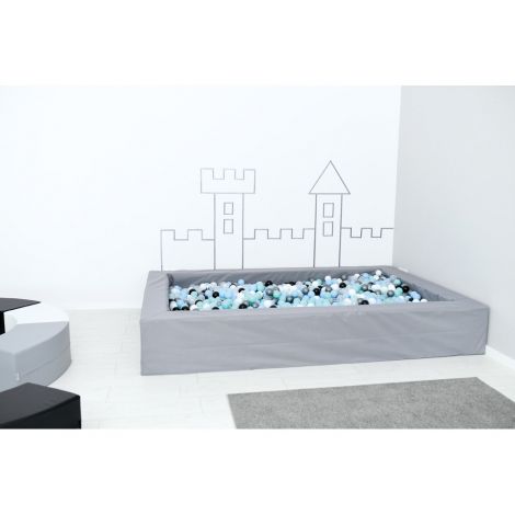 Piscina cu 4000 bile incluse, 2 x 3 m, 60 cm inaltime, cresa si gradinita, loc de joaca - poza 3