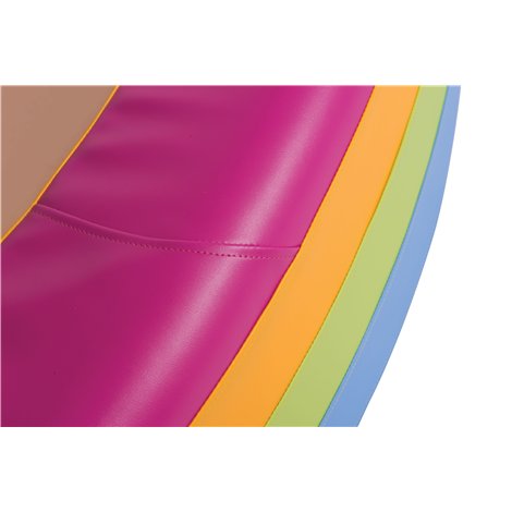 Piscina de colt pentru bile Curcubeu, 120x120x30 cm, cu certificat Oeko-Tex, cresa si gradinita - poza 2