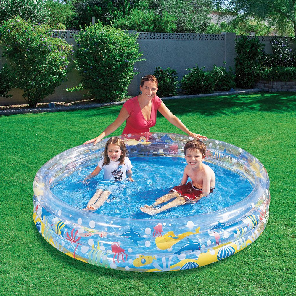 Piscina gonflabila 3 nivele Bestway 183/33 cm - poza 2