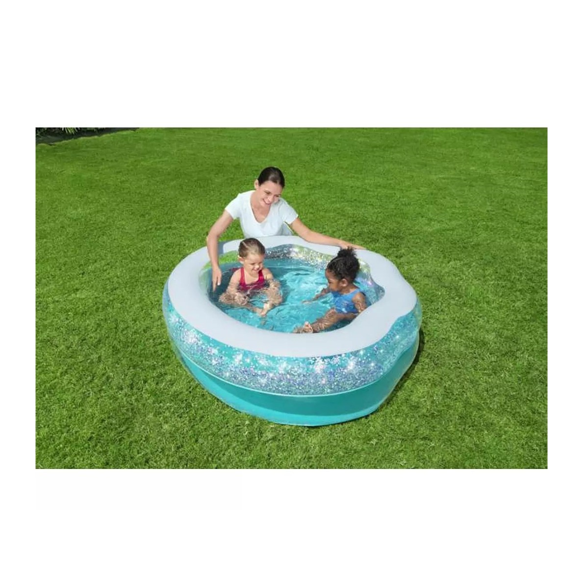 Piscina gonflabila Bestway 150 x 127 x 43 cm Scoica Stralucitoare 52489 - poza 4