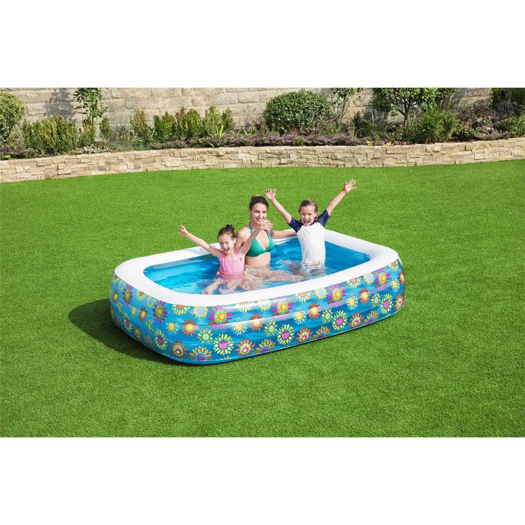Piscina gonflabila Bestway Happy Flora 229 x 152 x 56 cm 54120 - poza 2