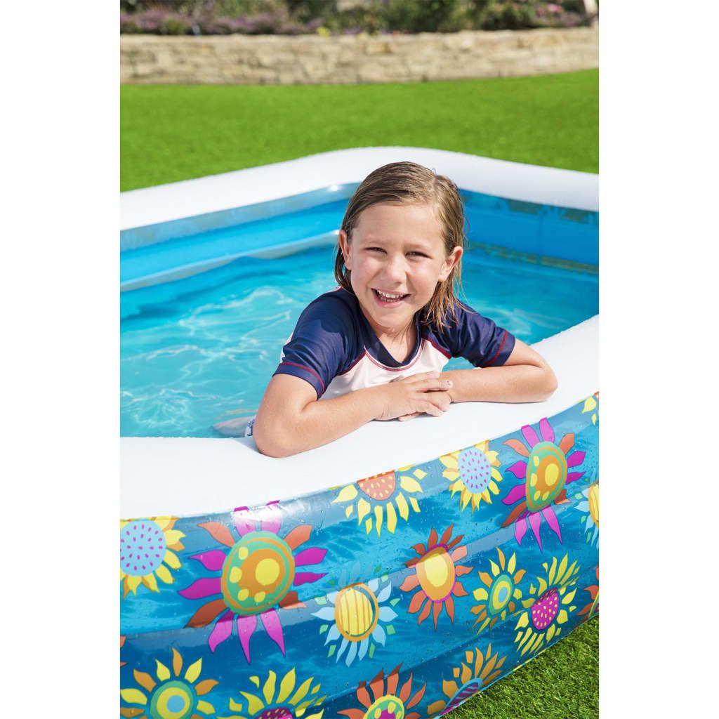 Piscina gonflabila Bestway Happy Flora 229 x 152 x 56 cm 54120 - poza 3