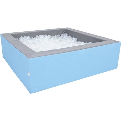 Piscina patrata 2x2 m, inaltime 60 cm, cu lumina si 3000 bile incluse - poza 1