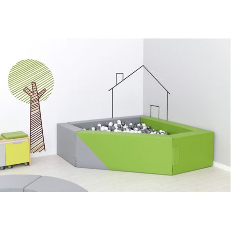 Piscina triunghiulara bile gri-verde inaltime 60 cm - poza 4