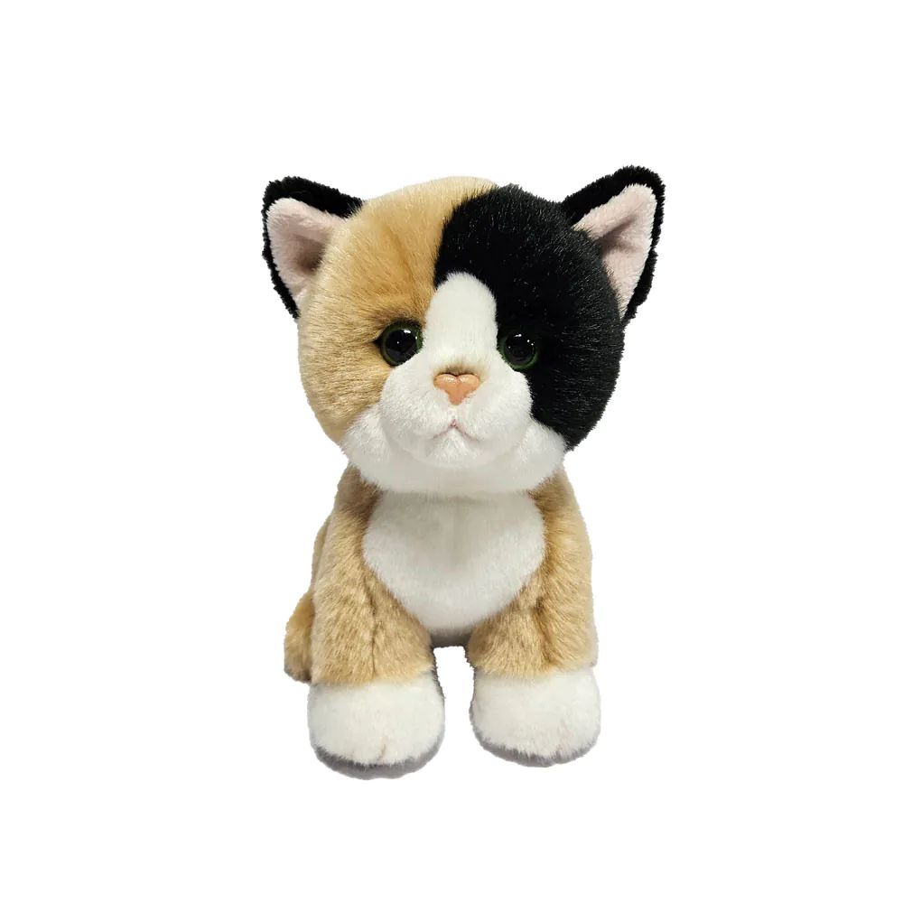 Pisica Calico de plus Silky 18 cm - poza 1