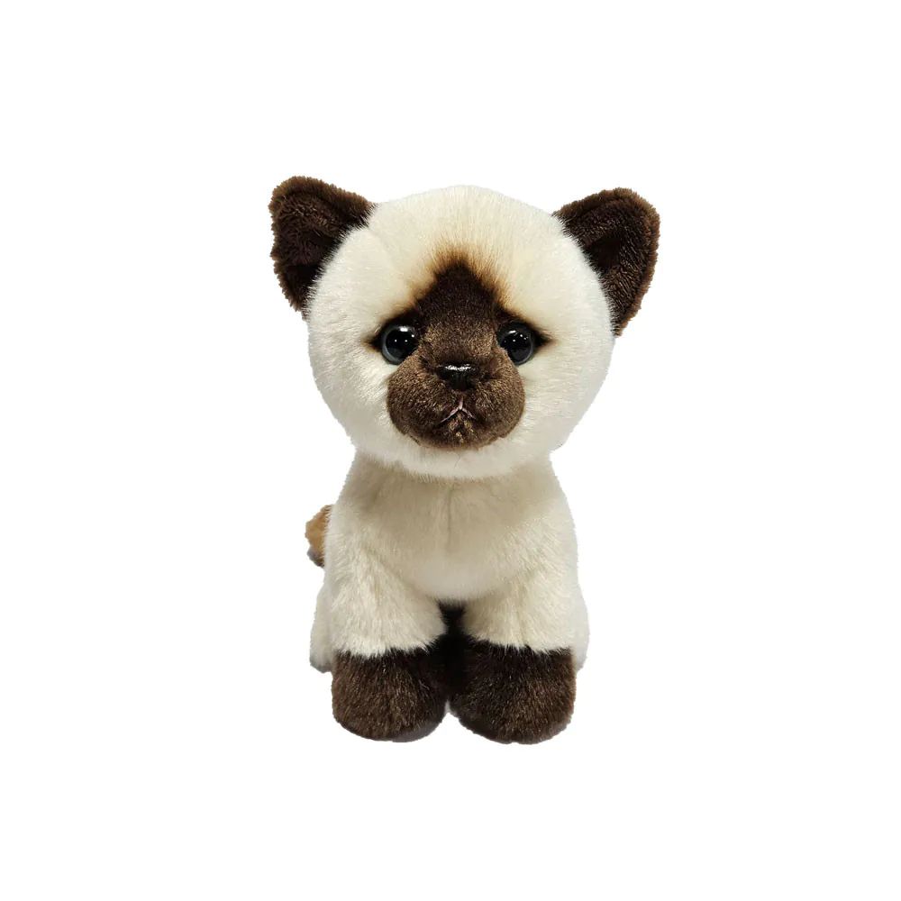 Pisica siameza de plus Silky 18 cm - poza 1