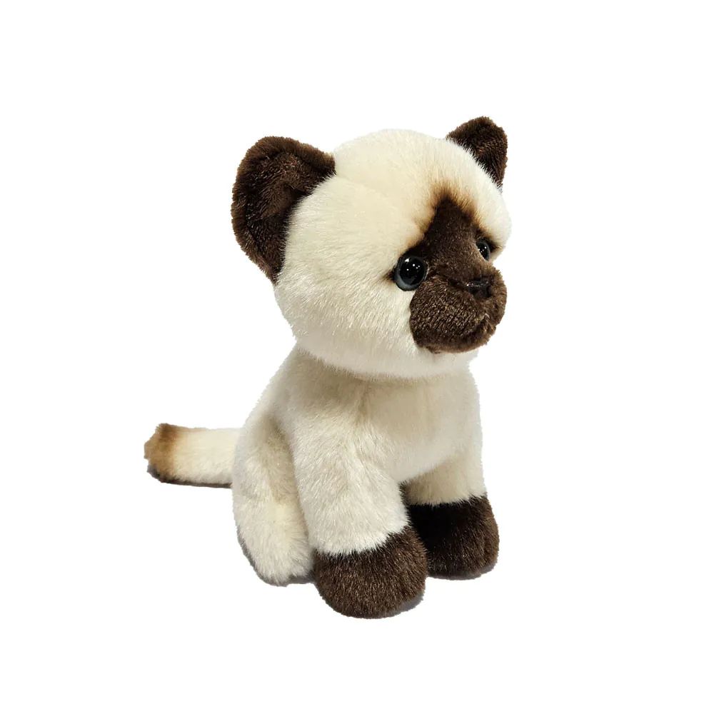 Pisica siameza de plus Silky 18 cm - poza 2