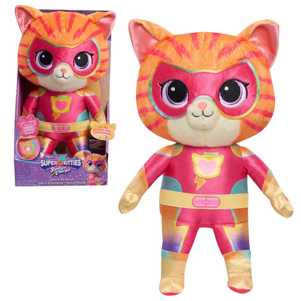 Pisicuta de plus interactiva Super Kitties Ginny to the Rescue - poza 1