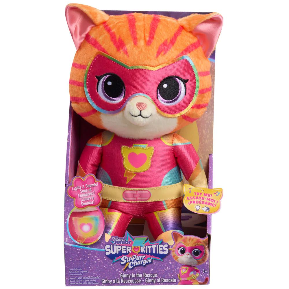 Pisicuta de plus interactiva Super Kitties Ginny to the Rescue - poza 5