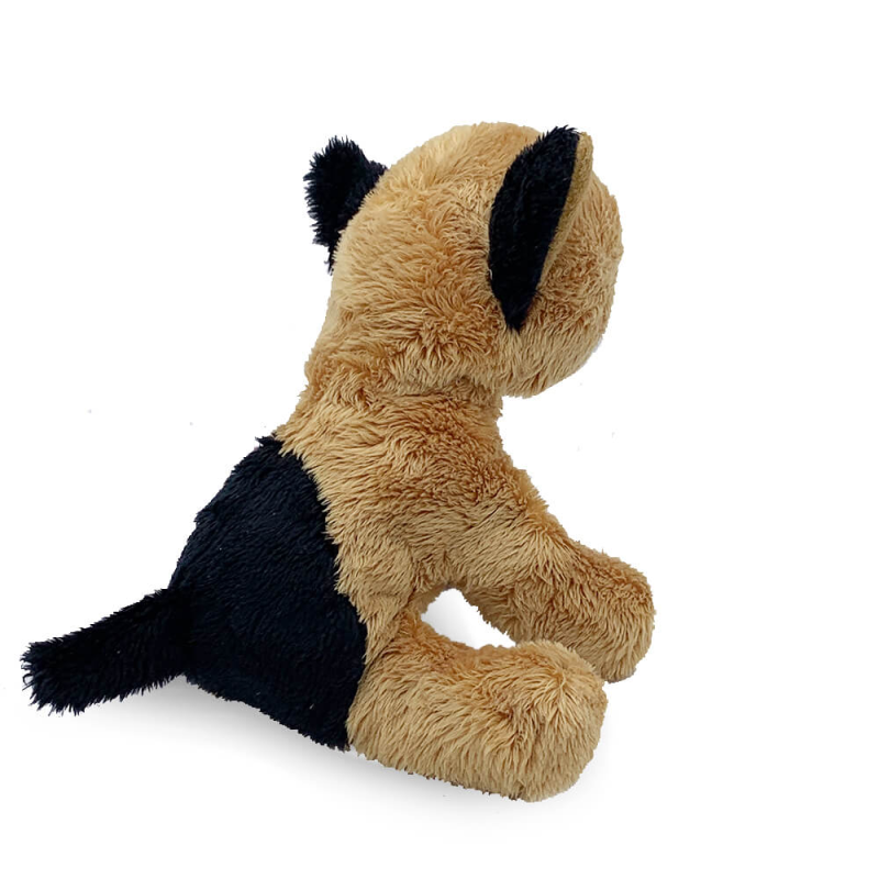 Pisicuta de plus sezand maro cu negru 14 cm - poza 3