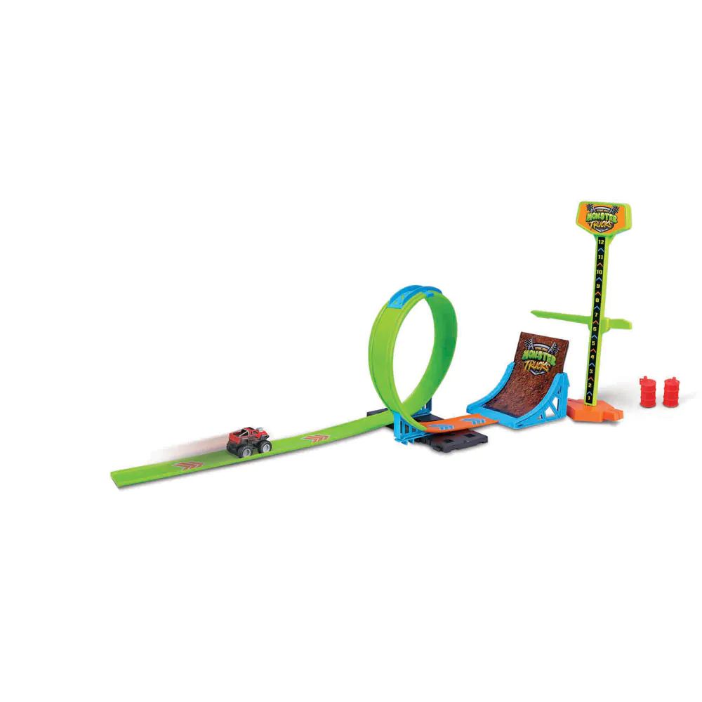 Pista cu 1 masinuta Maisto Cyber Racers Looping Track Micro Monster Truck - poza 1