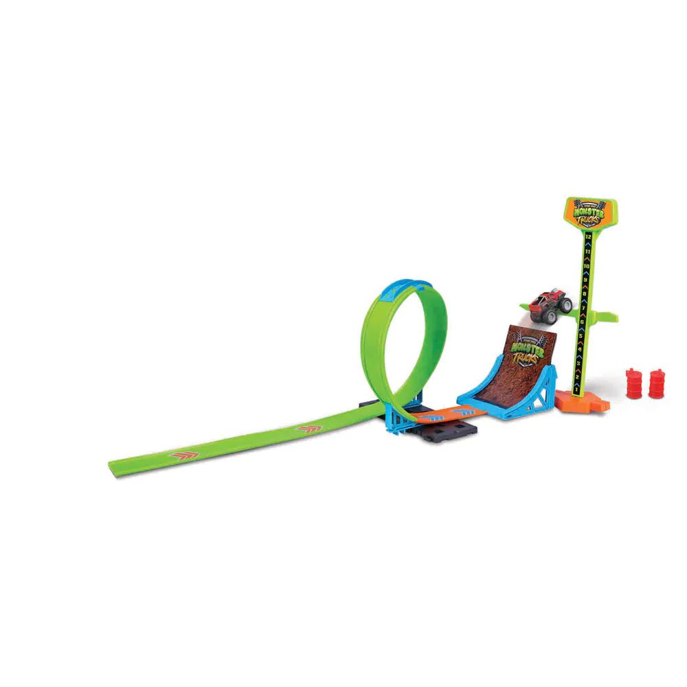 Pista cu 1 masinuta Maisto Cyber Racers Looping Track Micro Monster Truck - poza 3