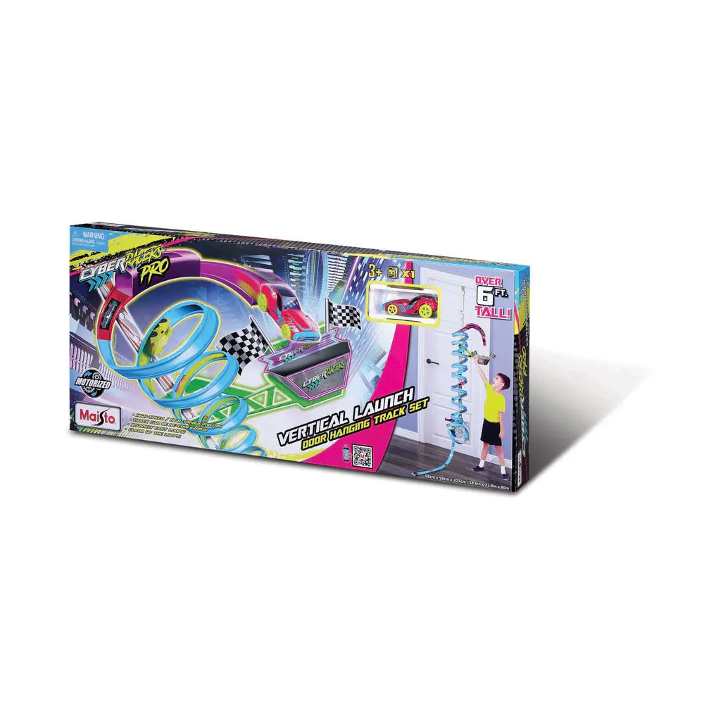 Pista cu 10 bucle si 1 masinuta Maisto Cyber Racers Track Door Hoop 180 cm - poza 3