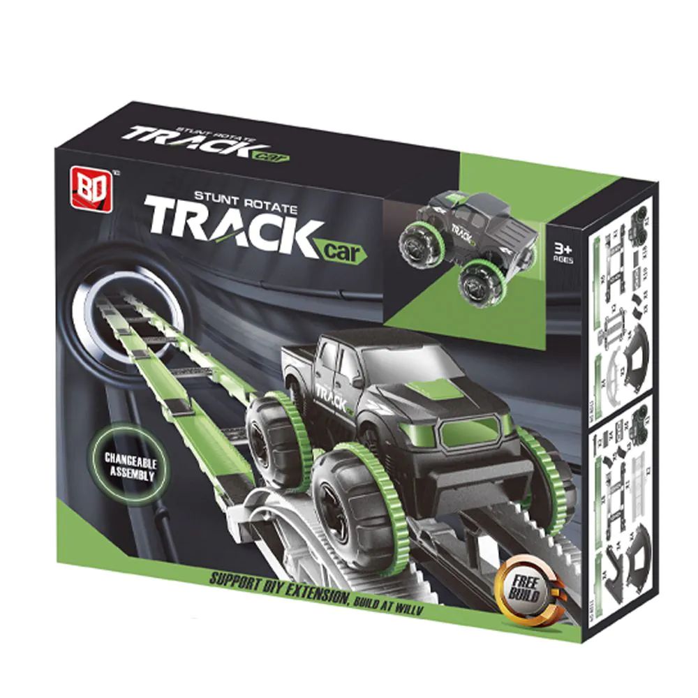 Pista cu masinuta de cascadorii Stunt Rotate Track - poza 2