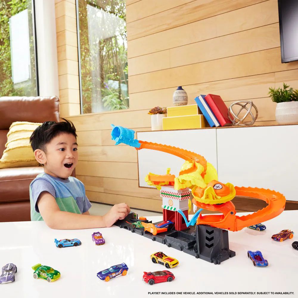 Pista cu masinuta Hot Wheels City Atacul Cobrei - poza 4