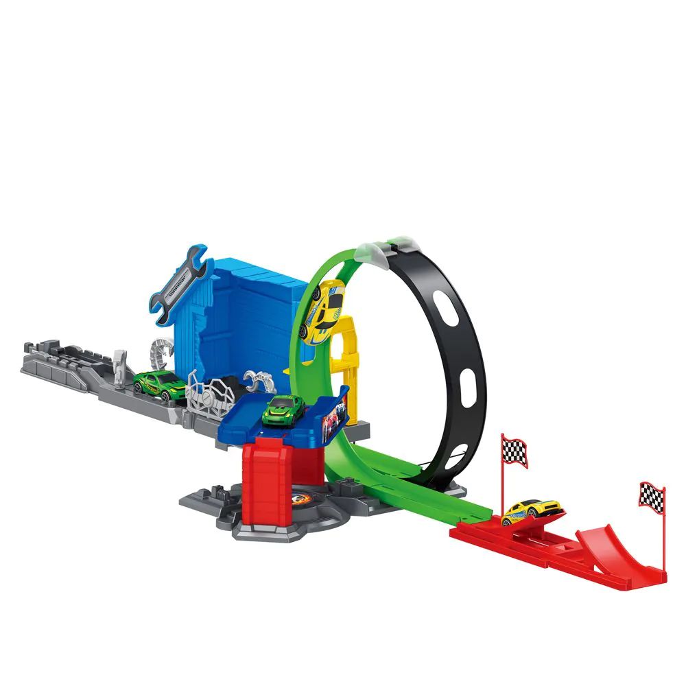 Pista de viteza cu bucla si 2 masinute Track Racing Top Speed - poza 1