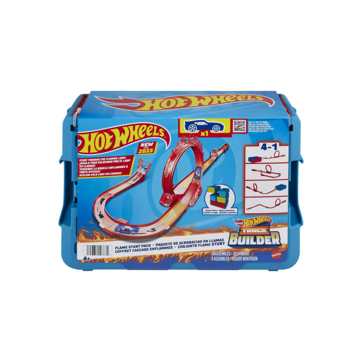 Pista Hot Wheels Track Builder Flame Stunt - poza 2