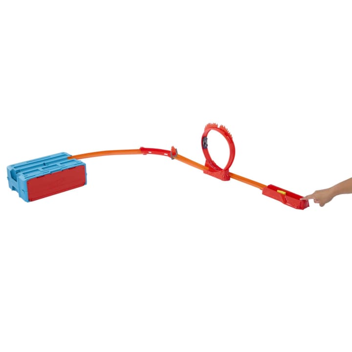 Pista Hot Wheels Track Builder Flame Stunt - poza 3
