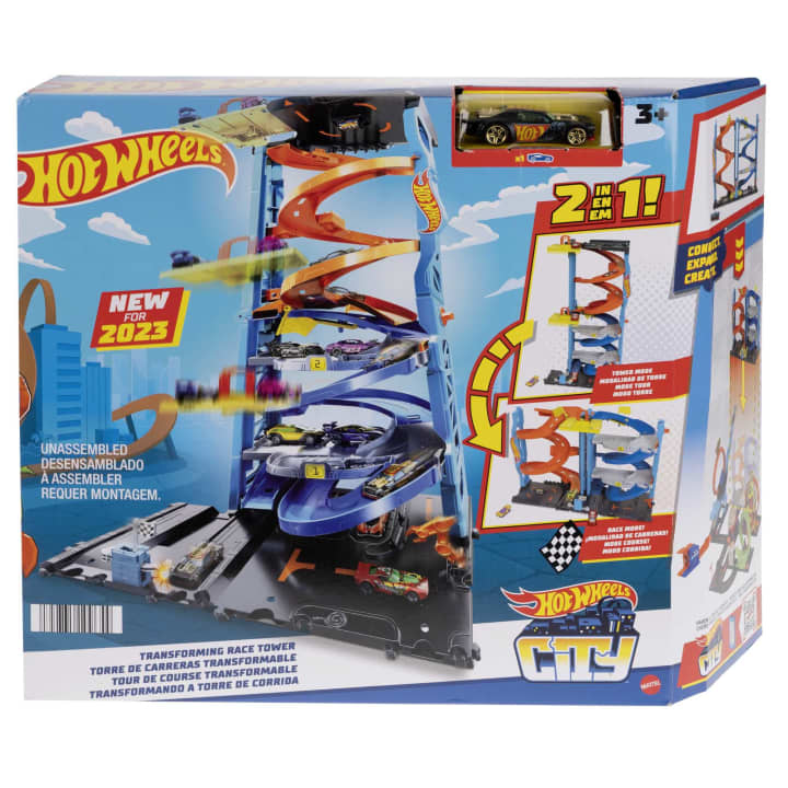 Pista Hot Wheels Transforming Racing Tower - poza 2