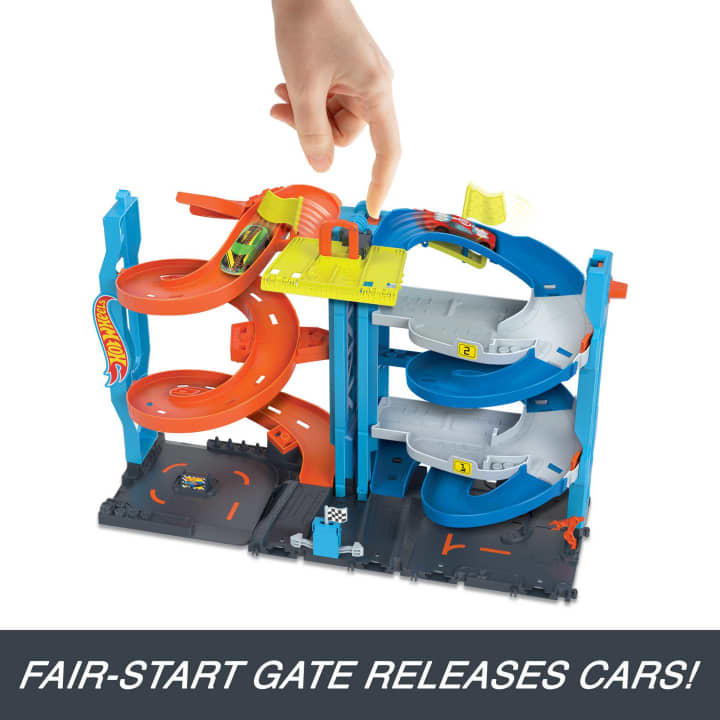 Pista Hot Wheels Transforming Racing Tower - poza 3