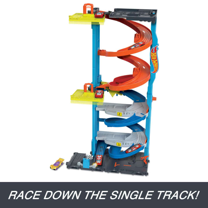 Pista Hot Wheels Transforming Racing Tower - poza 5