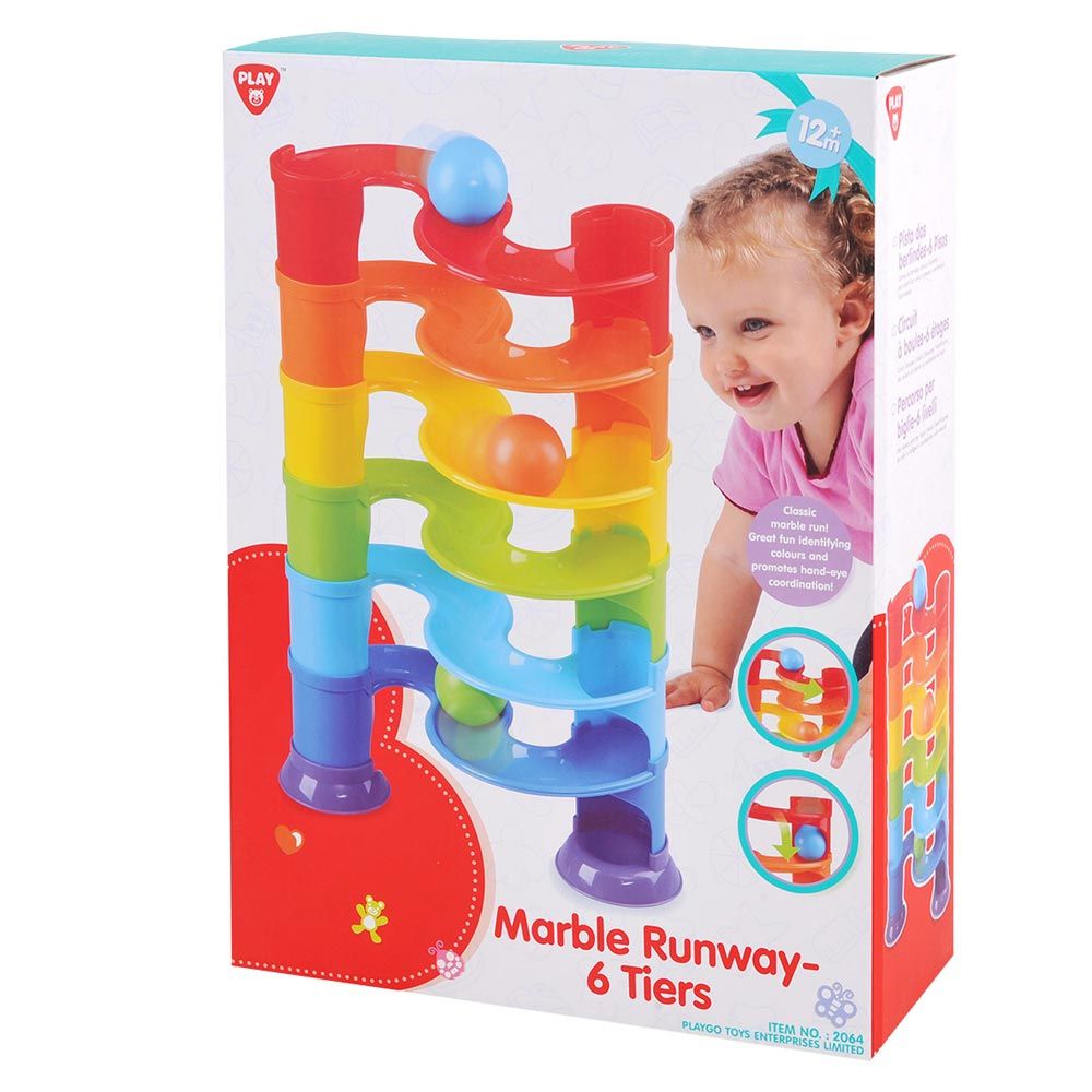 Pista supraetajata cu bile Play Go - poza 2