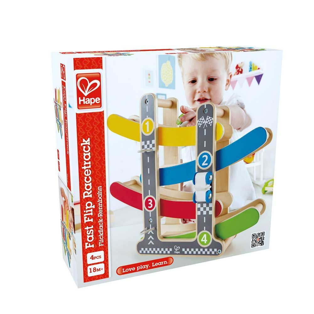 Pista supraetajata cu masinute Hape Colour Track - poza 2