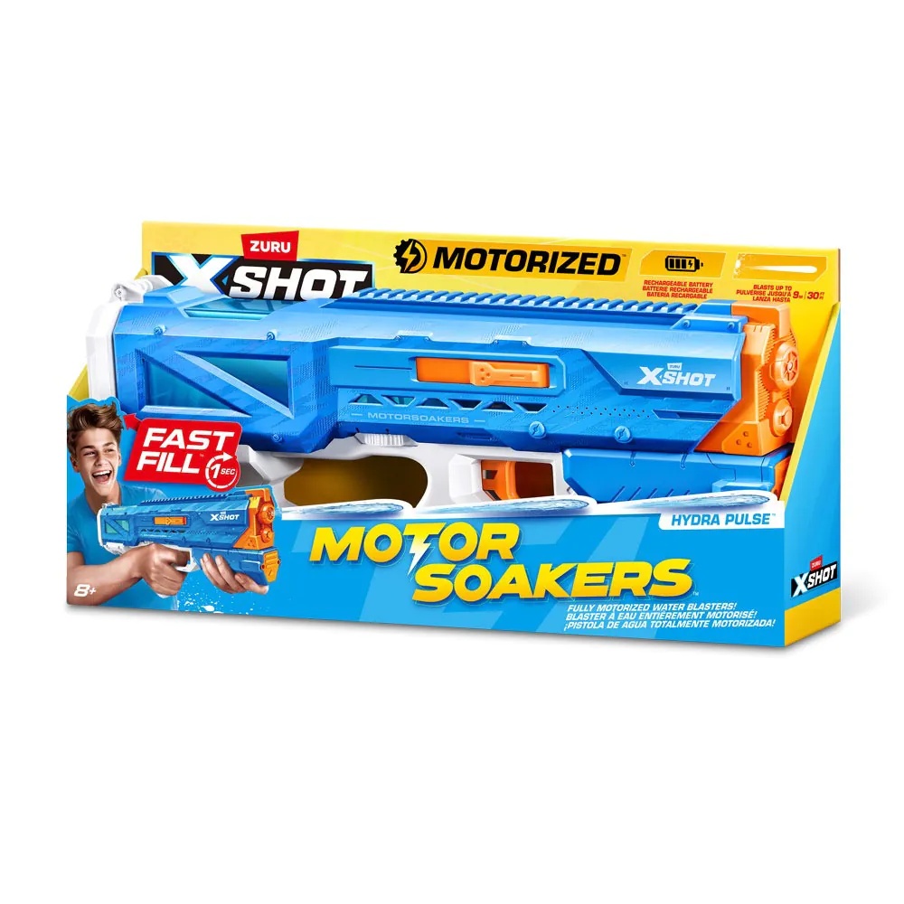 Pistol cu apa motorizat X Shot Water Fast Fill Hydra Soaker - poza 3