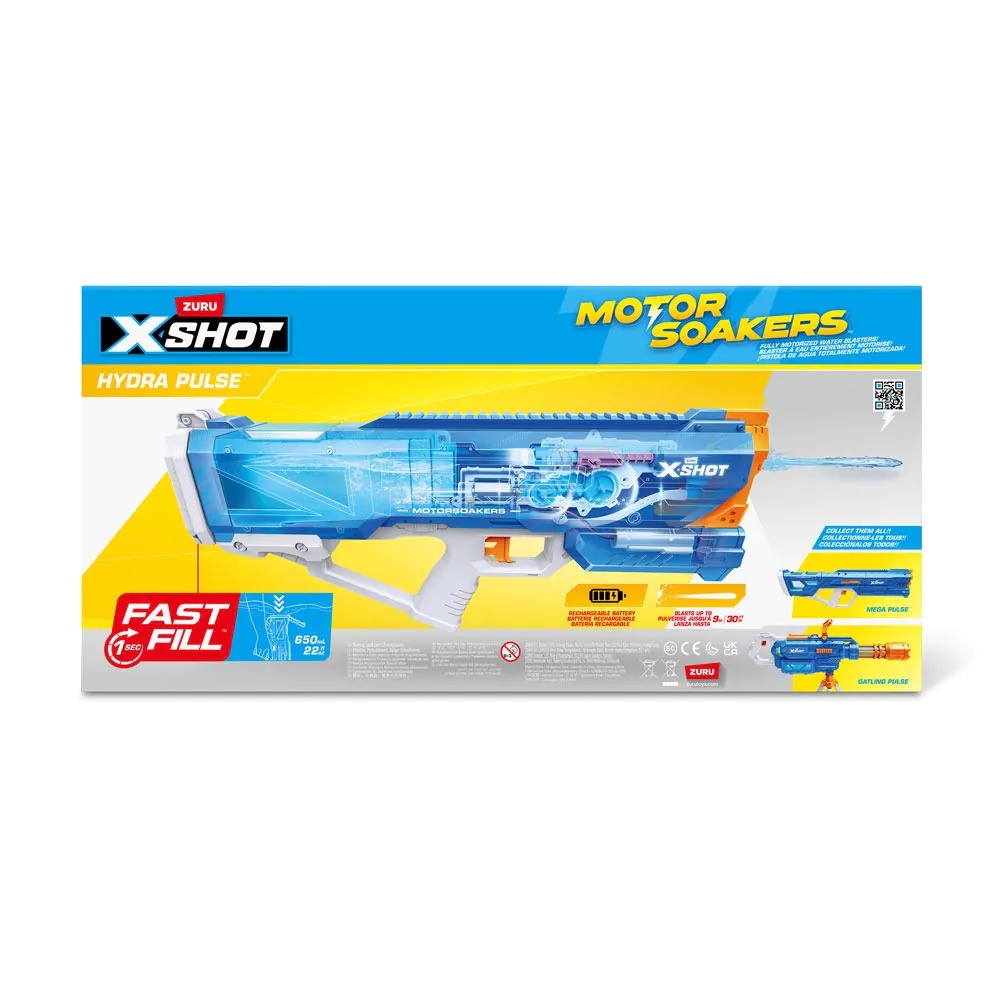 Pistol cu apa motorizat X Shot Water Fast Fill Hydra Soaker - poza 4