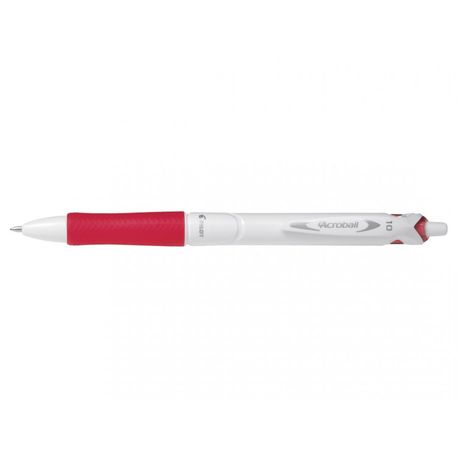 Pix cu bila Acroball Pure White Pilot scriere groasa 1.0 mm Pix cu bila Pilot Acroball Pure White 1.0 mm rosu
