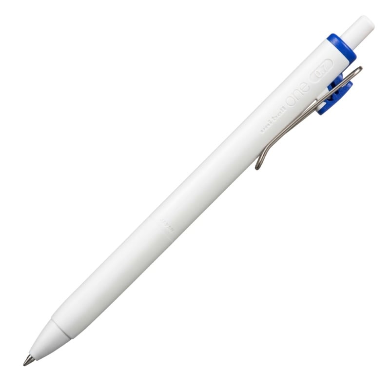 Pix gel Uni-ball UMN-S-07 One, 0.7 mm, cu mecanism, albastru