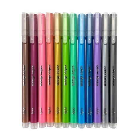 Pixuri cu gel colorate Metalice Color Sheen - Set de 12 - poza 2
