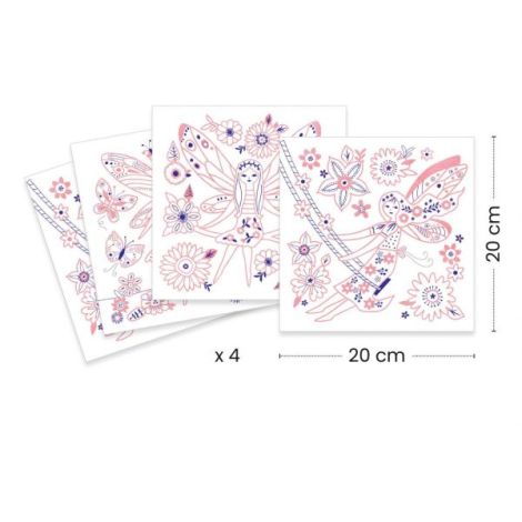 Planse de colorat Fapturi inaripate, Djeco - poza 2