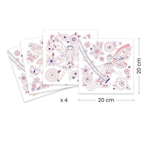 Planse de colorat Fapturi inaripate, Djeco - poza 5