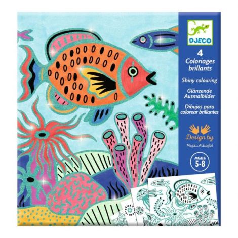Planse de colorat In mare, Djeco - poza 1