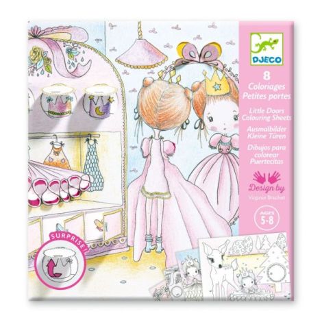 Planse de colorat Surprizele lui Pupi, Djeco - poza 1