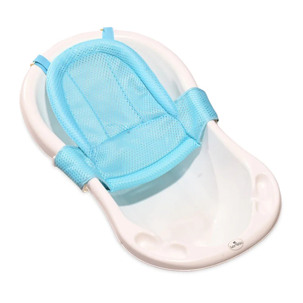 Plasa pentru cada bebelusi Lorelli Classic Froggy Albastru - poza 2
